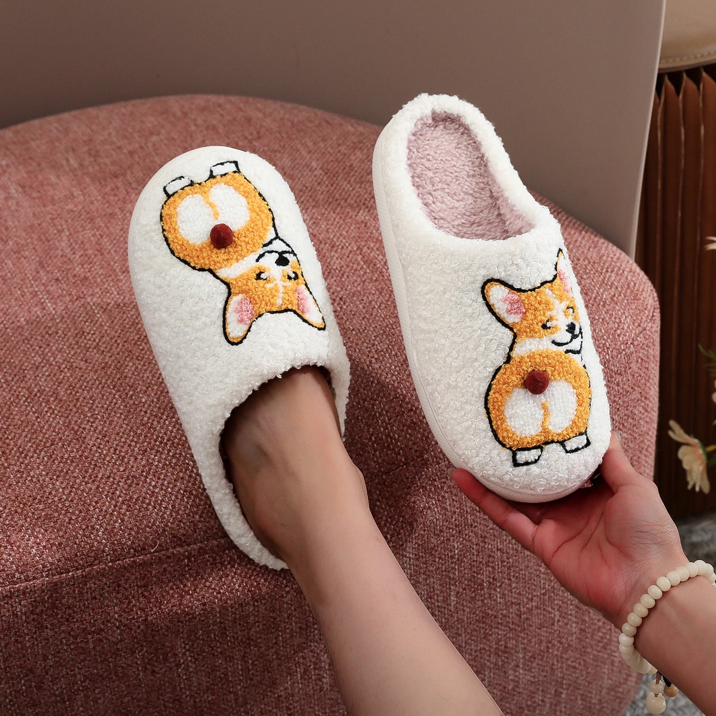 Corgi Slippers