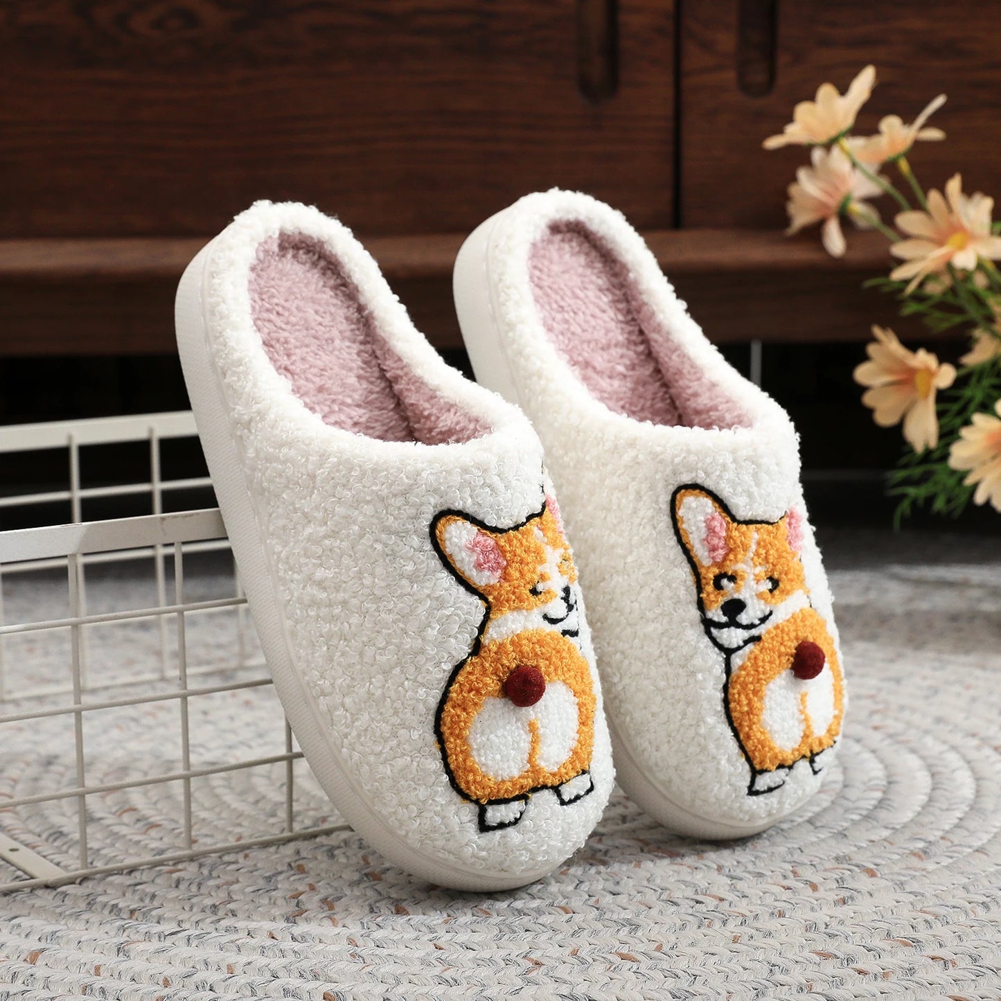 Corgi Slippers