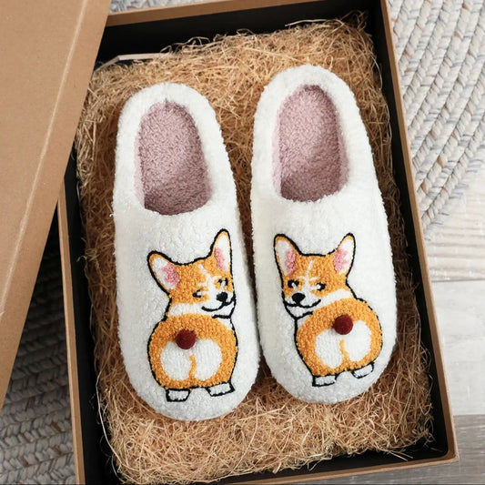 Corgi Slippers
