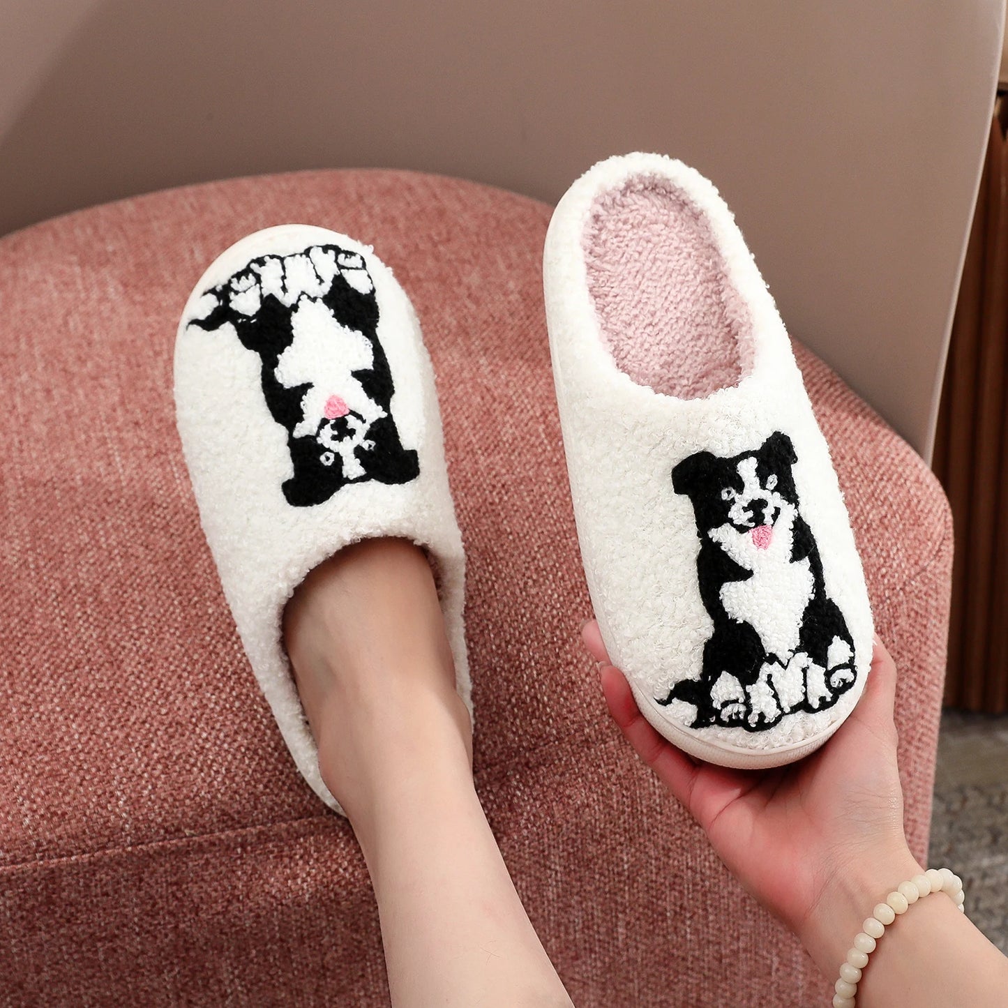 Border Collie Slippers