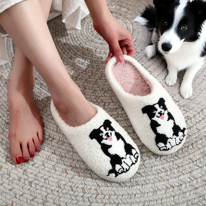 Border Collie Slippers