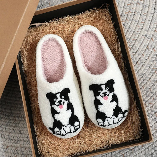 Border Collie Slippers