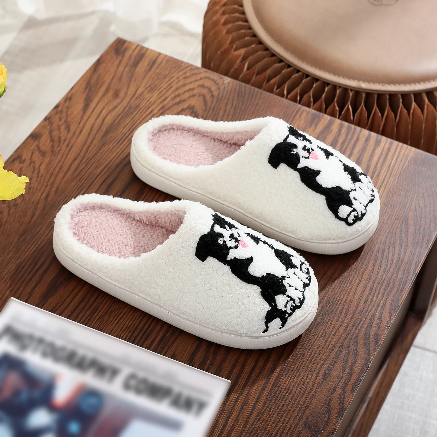 Border Collie Slippers